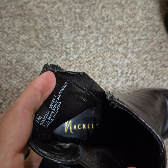 Nickels Women Simona Faux Leather Ankle Boots - Picture 9 of 9